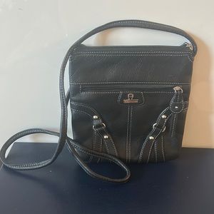 Etienne Aigner vintage leather crossbody bag